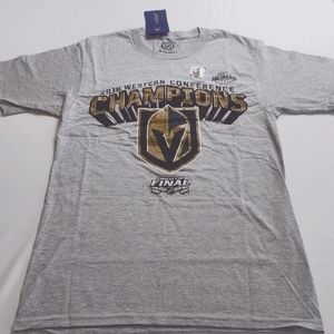 New Golden Knights 2018 Western Conference Fleury Shirt